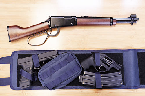 Mare's Leg .22, Glock 19, Ruger LCR