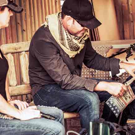Survivalists With Gear